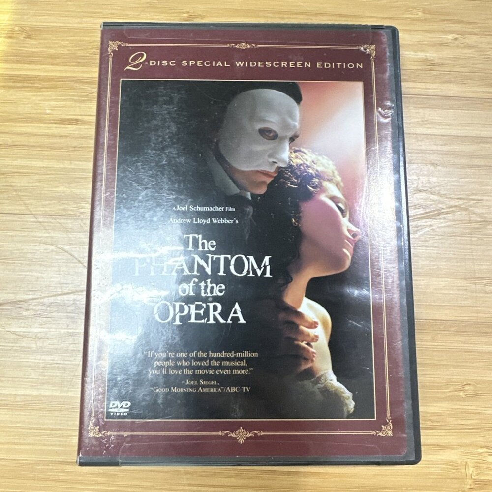 The Phantom of the Opera (DVD, 2004)